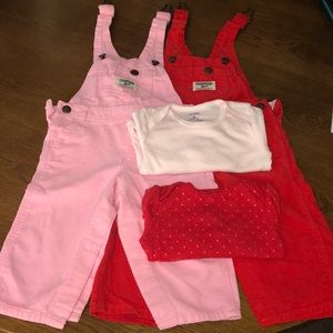 OshKosh B’gosh baby girl overalls